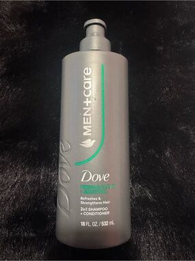 Dove Men+Care Fresh & Clean Menthol 2-in-1 Shampoo + Conditioner — Gray